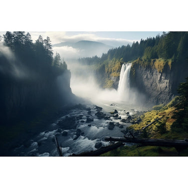 Landscape Waterfall canvas